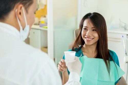 women at dentists